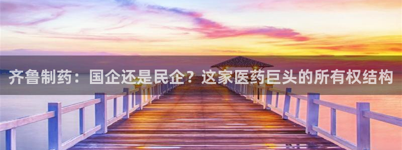 老哥俱乐部是干什么的啊：齐鲁制药：国企还是民企？这家医药巨头的所有权结构
