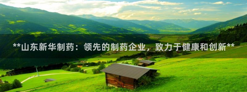 9游会老哥俱乐部：**山东新华制药：领先的制药企业，致力于健康和创新**