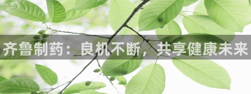 九游会老哥俱乐部必备的交流社区论坛：齐鲁制药：良机不断，共享健康未来