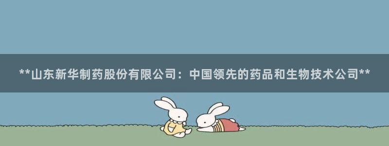 老哥吧九游会：**山东新华制药股份有限公司：中国领先的药品和生物技术公司**