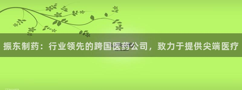 九游会老哥俱乐部：振东制药：行业领先的跨国医药公司，致力于提供尖端医疗
