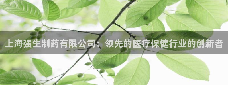 老哥俱乐部是干什么的啊：上海强生制药有限公司：领先的医疗保健行业的创新者