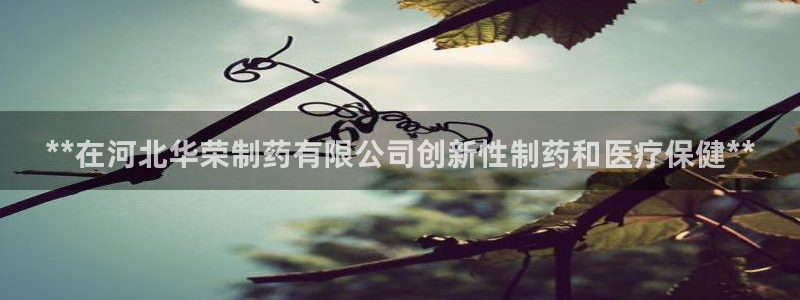 九游会老哥俱乐部官网首页：**在河北华荣制药有限公司创新性制药和医疗保健**