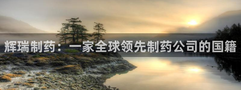 九游会老哥俱乐部官网首页：辉瑞制药：一家全球领先制药公司的国籍