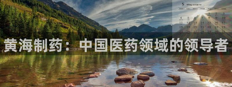九游会老哥俱乐部必备的交流社区论坛：黄海制药：中国医药领域的领导者