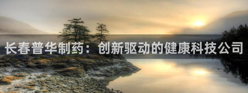 ag九游会老哥：长春普华制药：创新驱动的健康科技公司
