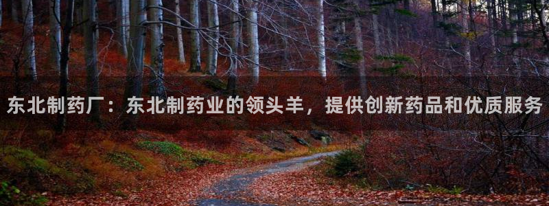 ag九游会老哥：东北制药厂：东北制药业的领头羊，提供创新药品和优质服务